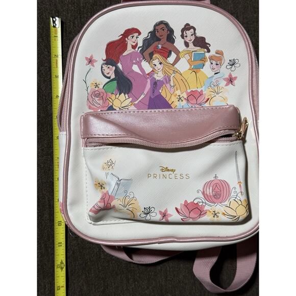 Disney Bioworld Floral Princesses Backpack Pink Multicolor NWOT - Picture 11 of 14